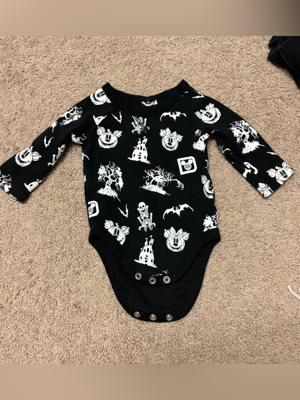Disney Baby Halloween Glow-In-the-Dark Onesie